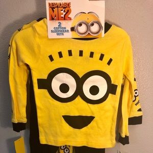 2T Boys cotton sleepwear set of two.